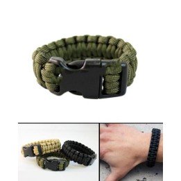 Bracciale Paracord da 15 mm con fibbie in Nylon
