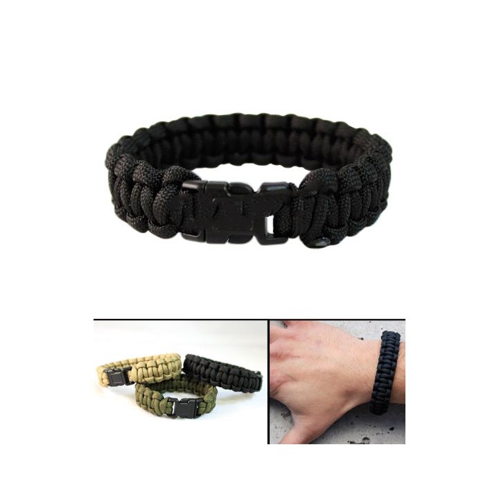Bracciale Paracord da 22 mm con fibbie in Nylon