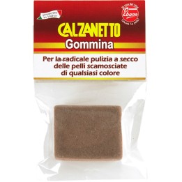 Calzanetto Gommina per pulizia a secco di pelli scamosciate di qualsiasi colore