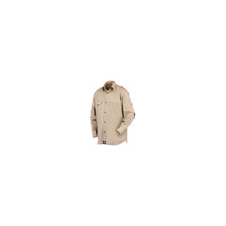 Camicia multitasche in 95% Cotone e 5% Lycra