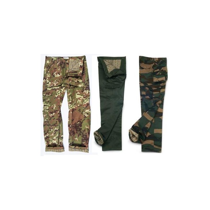 Pantaloni misto cotone foderato