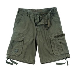 Bermuda AirBorne KORPS in 100% cotone Stonewash