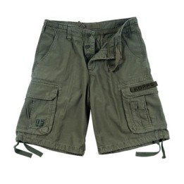 Bermuda AirBorne KORPS in 100% cotone Stonewash