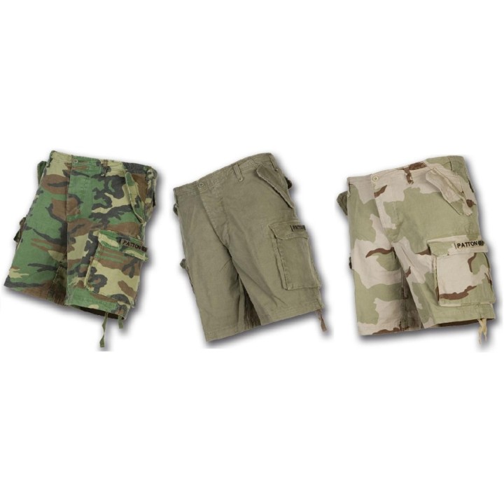 Bermuda moleskin multitasche 100% cotone Stone Washed