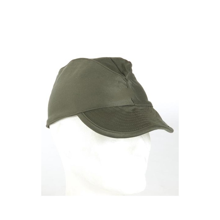 Berretto con pampera tessile Verde