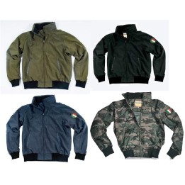 Bomber Vintage Tango con patch scudetto a velcro sulla manica