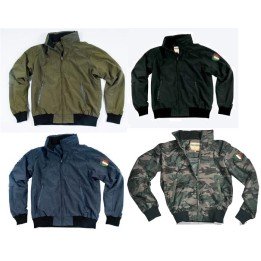Bomber Vintage Tango con patch scudetto a velcro sulla manica