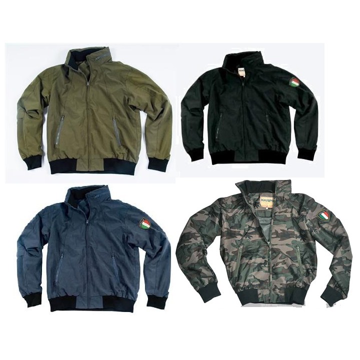Bomber Vintage Tango con patch scudetto a velcro sulla manica