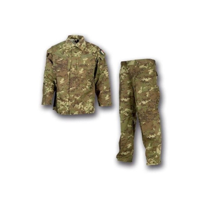 Completo Vegetato Italiano giacca e pantalone in cotone RipStop