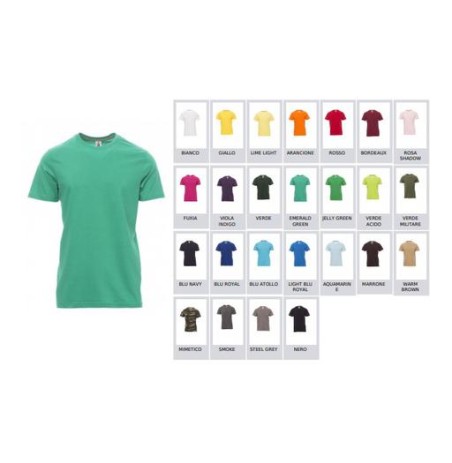 T-Shirt SUNSET girocollo manica corta