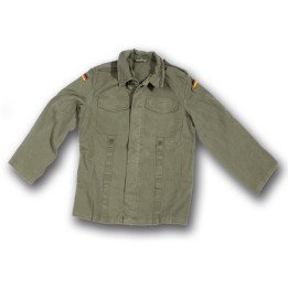 Giacca camicia Moleskin cotone Stone Wash