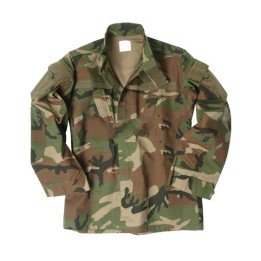 Giacca E.I. Acu 100% cotone Rip Stop Woodland
