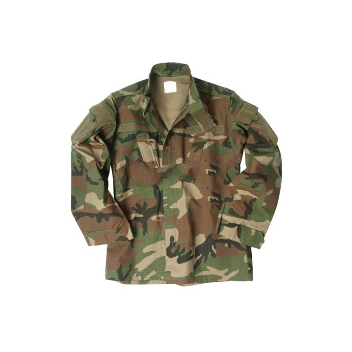 Giacca E.I. Acu 100% cotone Rip Stop Woodland