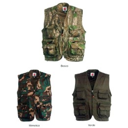 Gilet HUNTING multitasche caccia pesca tempo libero