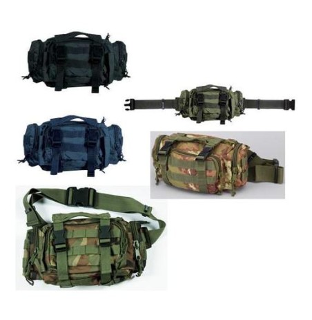 Borsa marsupio in Nylon e PVC