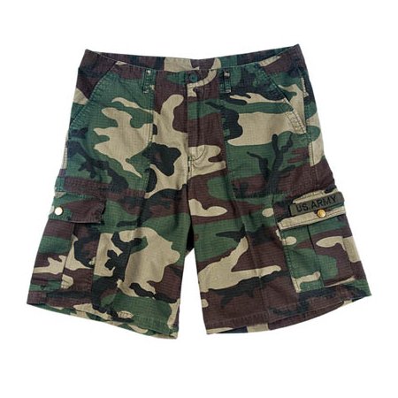bermuda india u.s.army in 100% cotone ripstop stonewash