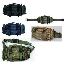 borsa marsupio in nylon e pvc