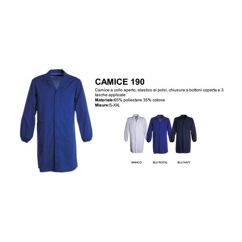 camice cotone/poliestere 190 gr/mq camice cotone/poliestere 190 gr/mq