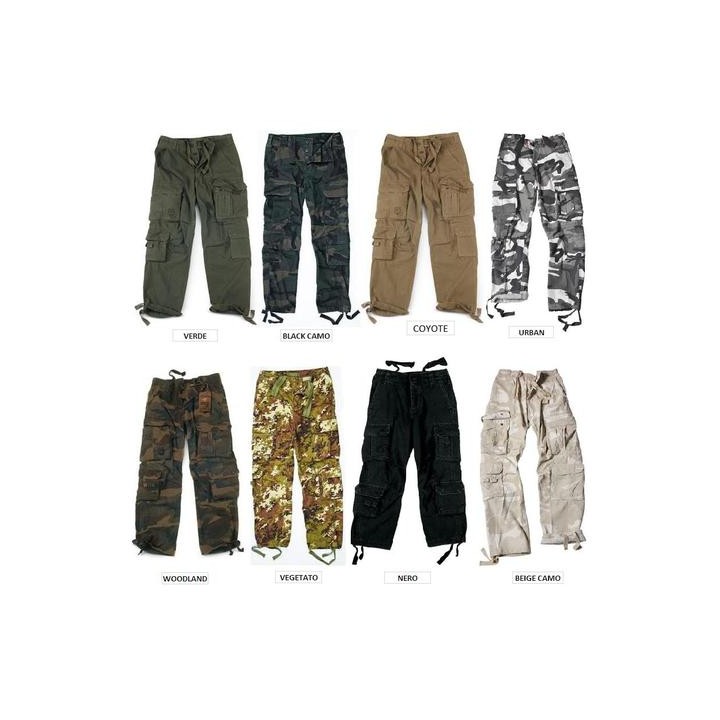 Pantalone Airborne cotone stone washed