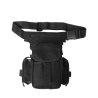 zaino marsupio in nylon idrorepellente nero
