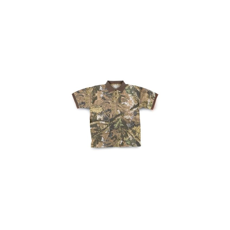 polo piquet manica corta 100% cotone bosco