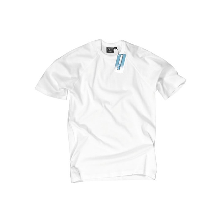 Maglia termica in Poliestere COOLMAX Bianco