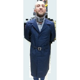 Mandello spolverino impermeabile con cintura alla vita come da foto reale