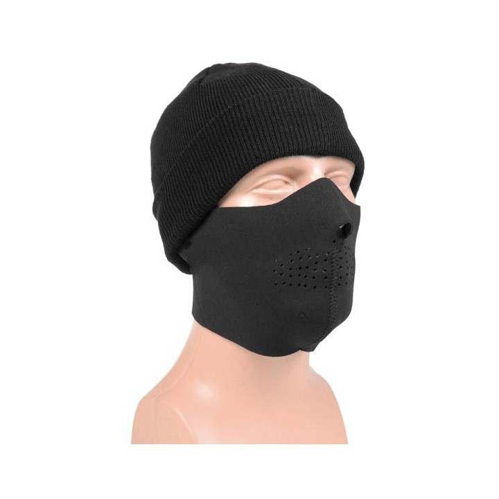 Maschera facciale in neoprene Nero