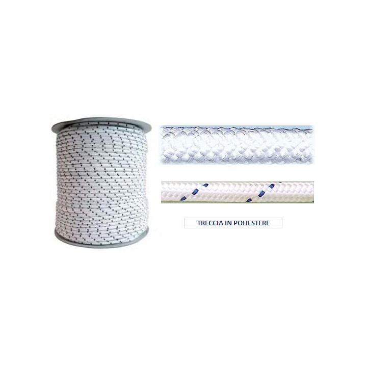 MT 100 CORDA TRECCIA PES STIRATO MEDIA TENACITA' 5 mm